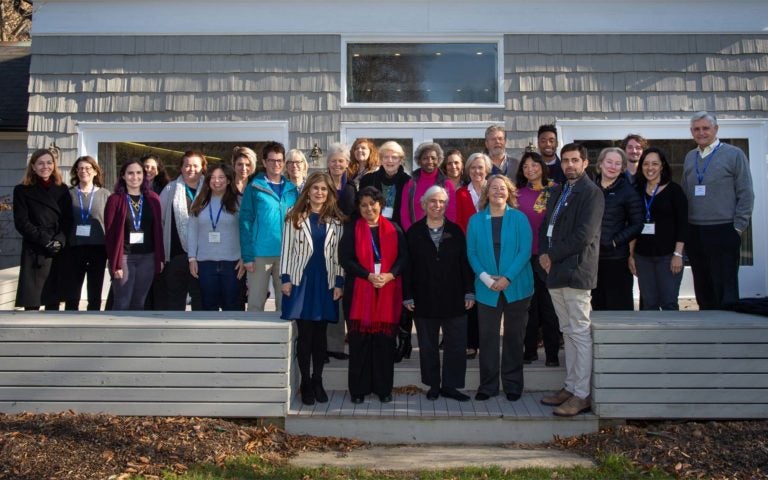 photo of attendees at a December 2018 CSHL Banbury meeting where experts discussed Increasing Gender Diversity in the Biosciences