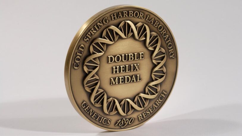 photo of the CSHL Double Helix Medal