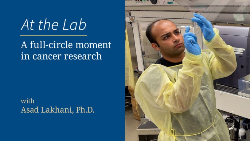 A full-circle moment in cancer research